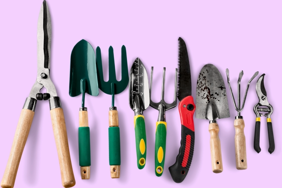 gardening tools names list