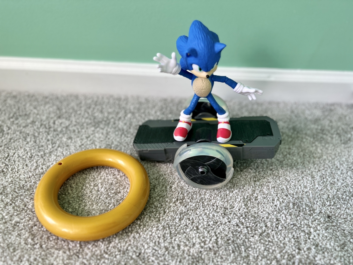Just Funky Sonic The Hedgehog Gold Rings Plastic Water Bottle