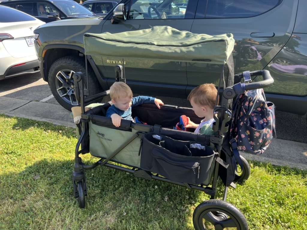 Jeep pram and carseat sale