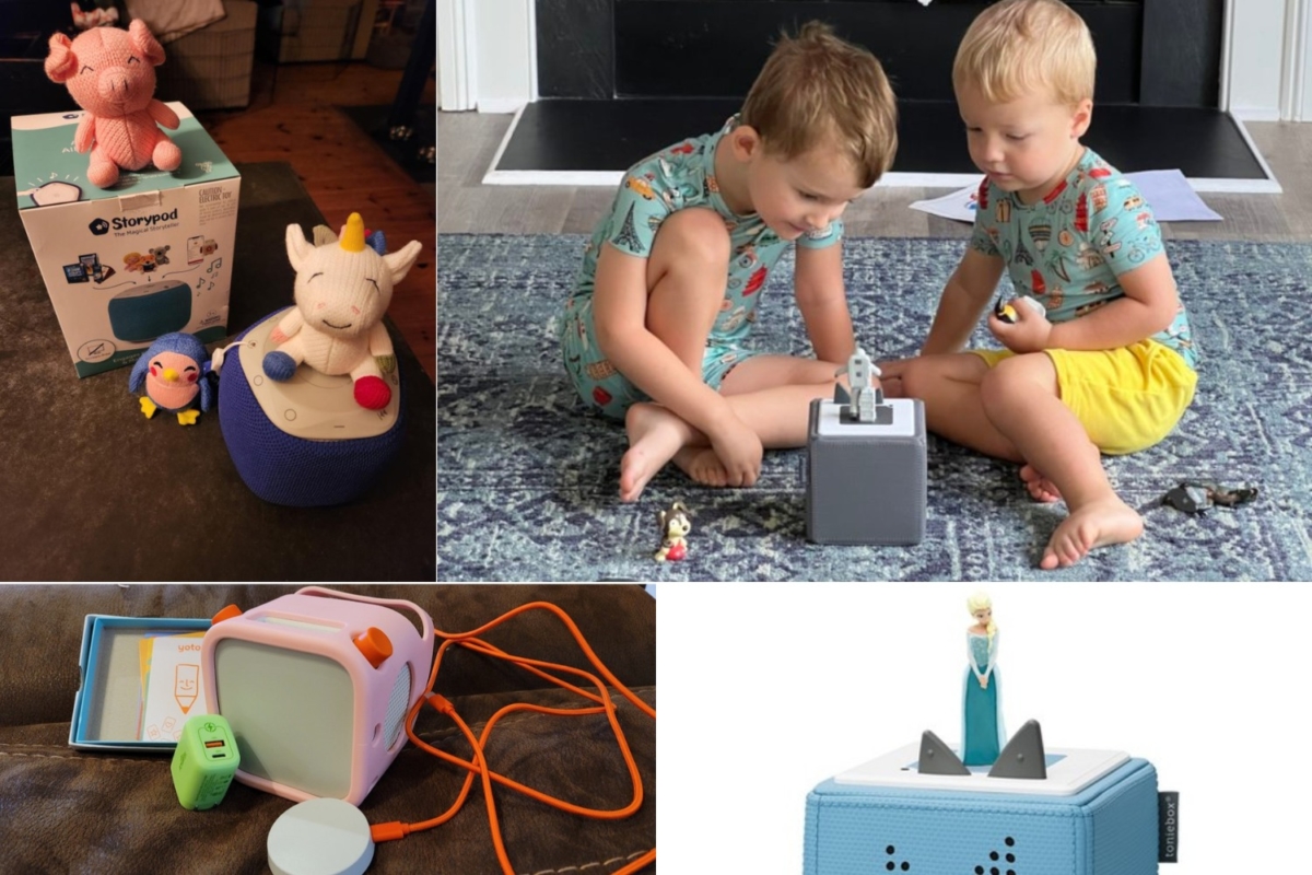 Comparing Kids' Audio Players: Toniebox, Yoto, Storypod, Timio, & Luni