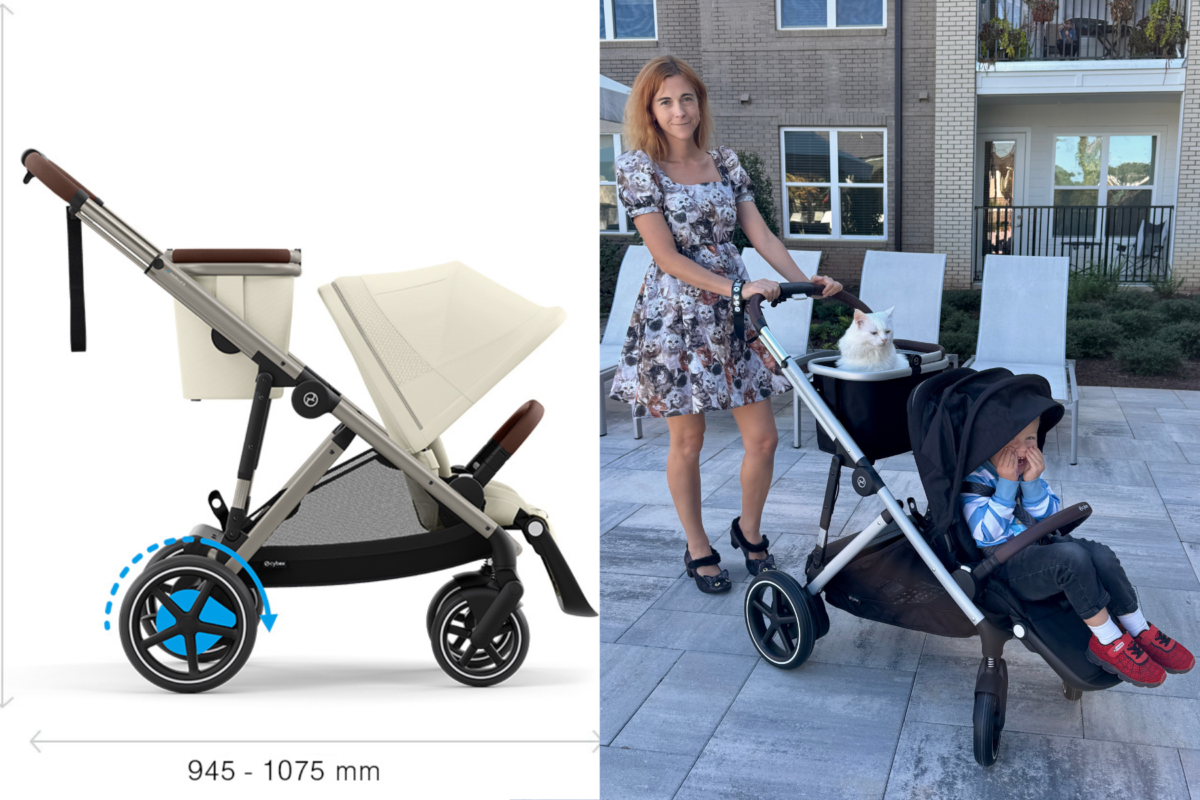 Cybex e-Gazelle Review: Easiest to Push Tandem Stroller